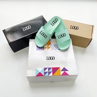 Ciabatte Estive in PVC 2025 con Logo Personalizzato, Impermeabili e Comode, Infradito e Pantofole Invernali da Interno per Uomo