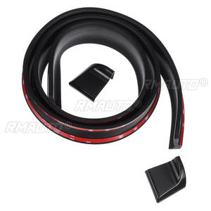 Universal 5D Rubber Tail Spoiler <b>DIY</b> Refit Spoiler 1.5M 35/45mmCar-Styling Exterior Rear Spoiler <b>Kit</b> Trunk Rear Roof Lip Spoiler - Product Image 3