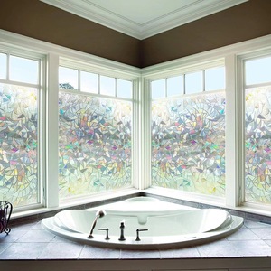 ฟิล์มกระจกทรายแบบลอกและติดวอลเปเปอร์3D ฟิล์มโฮโลแกรมยึดติดแบบคงที่สำหรับตกแต่งหน้าต่าง - Product Image 6