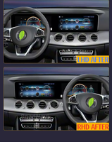 Navigation double écran Android 14 RoadNavi pour Mercedes-Benz Classe E W213 2016-2020 Lecteur multimédia CarPlay sans fil GPS