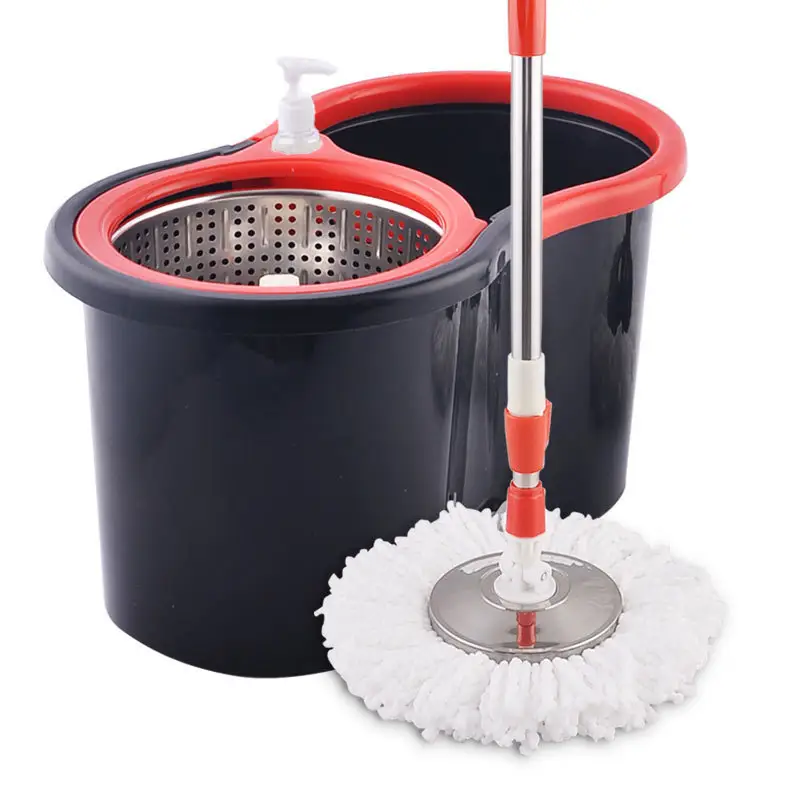 Groothandel Microfiber Rotatie Dweil En Emmer Ronde Vloer Reinigingssysteem Oem Ataru Ss Mop-Plaat