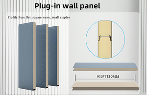 Panel Sándwich <span class=keywords><strong>de</strong></span> PU Ignífugo y Ecológico para Aislamiento, Fácil <span class=keywords><strong>de</strong></span> Instalar, para Paredes Exteriores Industriales y Cámaras Frigoríficas - Product Image 3
