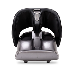 Masseur de pieds chauffant pliable à pression d'air, double écran et double commande, avec rouleaux vibrants pour les pieds et les mollets - Product Image 1
