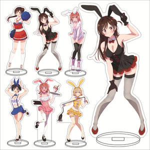 23 estilos de dibujos animados <span class=keywords><strong>Anime</strong></span> acrílico soporte alquilar una novia Chizuru Sakurasawa Sumi personajes PVC pantalla Standee modelo de juguete - Product Image 1