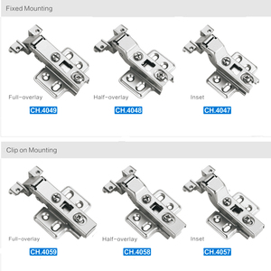 مفصلات مخفية 35 من الألمنيوم بإطار مفصل لخزانات غرفة النوم لدخول المدرسة في المستشفى - Product Image 2