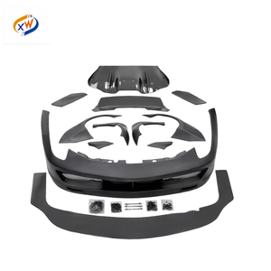 Pare-chocs avant, passage de roue, lèvre arrière et aileron arrière du kit widebody amélioré de style LB, adapté à la Ferrari 458 <span class=keywords><strong>ITAL</strong></span> SPIDER. - Product Image 1