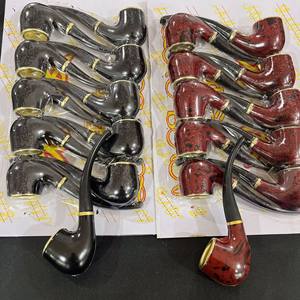 Pipes à fumer traditionnelles chinoises faites à la main de haute qualité Vente directe d'usine Résine de mode avec technique de laque - Product Image 6