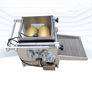 Machine à fabriquer des tortillas de maïs commerciales entièrement automatique en acier inoxydable 304, à moteur, avec épaisseur réglable, 30 pièces/min - Product Image 1