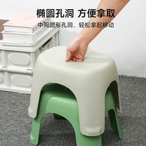 Tabouret de salle de bain en plastique Autonomie, grande taille, en PP, chaise de douche pour enfants, usage domestique - Product Image 4