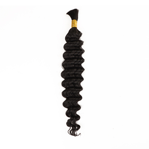 Orientfashion High Grade <strong>Deep</strong> <strong>Wave</strong> Hair Bundle Human Hair <strong>Extensions</strong> for Braiding Bundle No Weft Curly Bulk Human Hair - Product Image 4