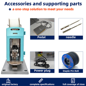 Pneumatic Plastic Stapling <b>Machine</b>, Booster Electric <b>Machine</b> for Garment Denim <b>Washing</b> and Product Packaging - Product Image 3