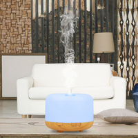 Humidificateur d'huile essentielle d'arôme ultrasonique de 500ml diffuseur de table électrique pour humidificateur de qualité de l'air en plastique d'hôtel à la maison