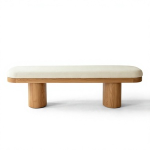 Banco Moderno Tapizado en Madera para Dormitorio o Sala de Estar - Product Image 4