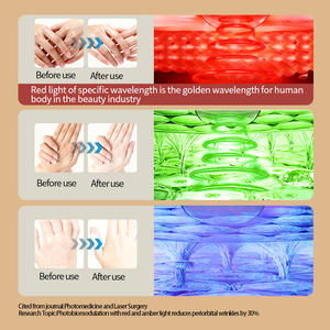 Masajeador Eléctrico de Manos y Muñecas con Calor y Compresión, Envoltura Completa para Dedos, Palma y Muñeca con Luz Roja para una Mano Hermosa - Product Image 4