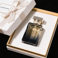 Boîte d'emballage d'huile essentielle en papier holographique de luxe, logo personnalisé, boîte cadeau magnétique pour parfum d'huile arabe avec insert