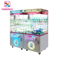 Funspace bebek parkı sikke işletilen ucuz Arcade yakalamak hediye oyuncak otomatı bebek pençeli vinç makinesi