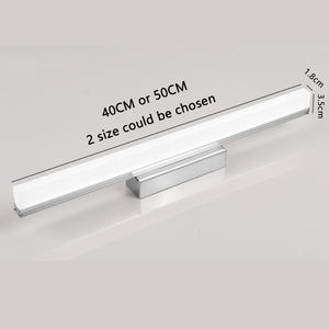 Nueva moda espejo moderno <span class=keywords><strong>pared</strong></span> frontal luz LED baño espejo largo gabinete Sconce luz minimalista lámpara de <span class=keywords><strong>pared</strong></span> montada en la <span class=keywords><strong>pared</strong></span> - Product Image 6