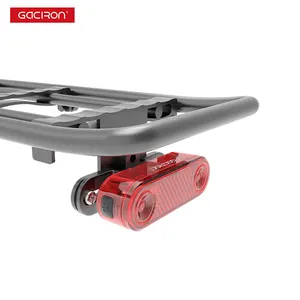 Gaciron – feu arrière LED intelligent et puissant de 60lm, batterie Rechargeable TYPE-C incluse, feu arrière de vélo, feu arrière de vélo