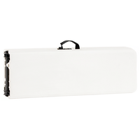 6FT Portable En Plastique Camping À Manger Pliant En Demi Banc pour Pique-Nique En Plein Air