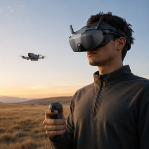 แว่นตา DJI FPV N3 สำหรับรับภาพดิจิทัล เหมาะสำหรับการฝึกบินโดรนแข่งและการตั้งค่าการตรวจสอบวิดีโอทางอากาศ - Product Image 1