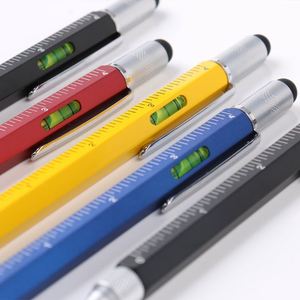 Bolígrafos Multifuncionales 6 en 1 de Metal con Logotipo Personalizado, Bolígrafo de Ingeniería con Escala, Venta al Por Mayor de Fábrica - Product Image 5