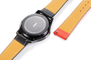 Correa de cuero genuino Eraysun para Samsung Galaxy Watch 4/Classic/Active <span class=keywords><strong>2</strong></span> 20mm 22mm pulsera para <span class=keywords><strong>Amazfit</strong></span> <span class=keywords><strong>GTS</strong></span> <span class=keywords><strong>2</strong></span>/2E/3 Correa - Product Image 6