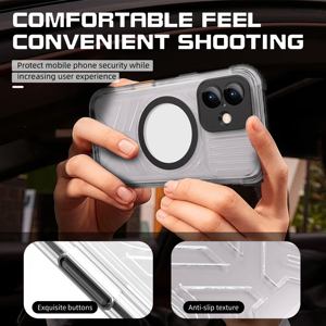 Funda de teléfono galvanizada semitransparente esmerilada-Protección completamente sellada, apta para iPhone 16/15/Pro/Plus/Pro Max - Product Image 4
