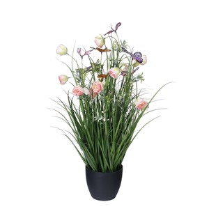 Césped Artificial de Cebolla de Plástico de Nuevo Diseño, Resistente a los Rayos UV, Ecológico, Tamaño Personalizado, Decoración de Lujo para Interiores/Exteriores para el Hogar - Product Image 1