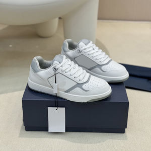 รองเท้าหนังดีไซเนอร์หรูสำหรับชายและหญิง, รองเท้าหนัง2025ย้อนยุคแบบผูกเชือกรองเท้าส้นเตี้ยผ้าตาข่ายสูง - Product Image 2