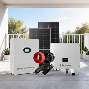 Sistema de Energía Solar de 10KWh, Sistema Completo de Almacenamiento de Energía Solar con Batería de Litio para Suministro de Energía Fuera de la Red para el Hogar - Product Image 1