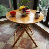 Expédition rapide, meubles commerciaux populaires, table de café, table de cuisine, table en bois portable, pliable, facile à nettoyer, table d'extérieur pour la maison
