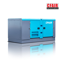 Compresseur d'air à vis diesel CFAlR industriel haute pression 11 m3/min 390 CFM 10 bar, refroidissement par air, stationnaire, construction