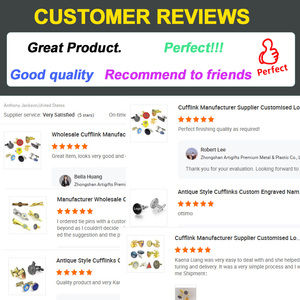 Set di <span class=keywords><strong>Gemelli</strong></span> e Fermacravatta da Uomo in Metallo con Logo Personalizzato all'Ingrosso dal Produttore - Product Image 4