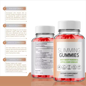Gummies Minceur Antioxydantes Marque Blanche d'Usine OEM avec Orange Sanguine et Vinaigre de Cidre pour Complément Ventre Plat Adulte - Product Image 3