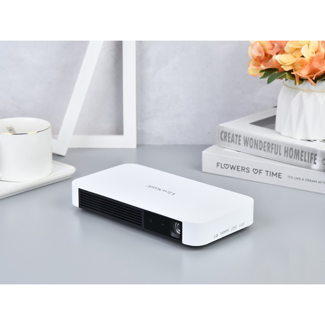LED Smart Digital High Brightness Mini Portable Light Full HD Projector for Gaming and Business Meetings with Low Lag