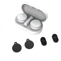 Réduction du bruit du microphone sans fil S3 pour l'enregistrement pour le téléphone Microphone Lavalier magnétique professionnel avec boîtier de charge