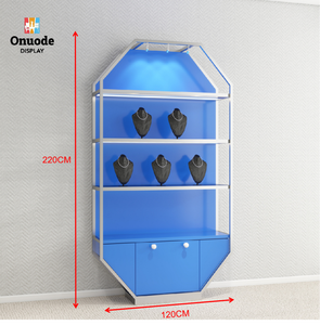 Vitrina de Exhibición de Joyería de Acero Inoxidable, Mueble de Joyería de Vidrio de Lujo Personalizado para Tiendas Minoristas, Diseño de Mostrador para Centros Comerciales - Product Image 2