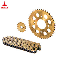 Kit Rantai dan Gir Motor KAMTHAI untuk Honda Cd70 Sonic 125cc 150R 428H 126L Set Gir dan Rantai 15 Gir Depan 42 Gir Belakang