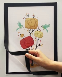 תצוגה מגנטית מחוברת לתעודת תמונה, קבלת פרס, רישיון עסק, כיסוי מגן, מדבקה מגנטית רכה חדשה - Product Image 3