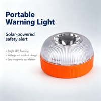 Feu de signalisation LED portable, balise clignotante, lampe de danger d'urgence pour voiture, visibilité claire à distance pour utilisation en cas de panne de véhicule