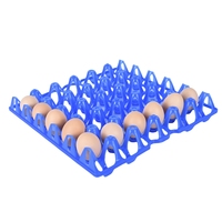 Plateau à oeufs en plastique transparent 30 trous le plus vendu plateau à oeufs en plastique coloré