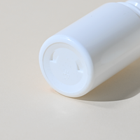 Flacon roll-on en plastique PP blanc recyclable de 30 ml et 60 ml avec bouchon à vis, impression personnalisée pour emballage cosmétique anti-transpirant