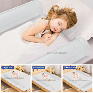 Nouveau chat en forme <span class=keywords><strong>de</strong></span> <span class=keywords><strong>lit</strong></span> d'enfant en bas âge berceau pare-chocs petite cloche queue interactive enfant en bas âge barrière <span class=keywords><strong>de</strong></span> chevet gonflable <span class=keywords><strong>lit</strong></span> Rail pour enfants bébé - Product Image 3