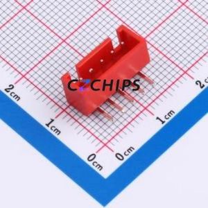ZX-HA2.54-5PWZ-R Wire-to-Board Pin Header Bent Lead Through Hole,P=2.5mm Connector 1x5P 2.5mm Right Angle Insert XHB - Product Image 1