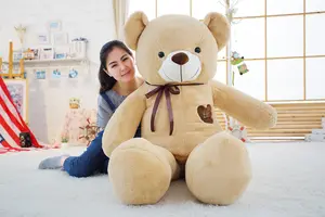 Factory Stuffed Animal Toys Teddy Bear Peluches Unstuffed Teddy Bear Skin Giant Teddy Bear