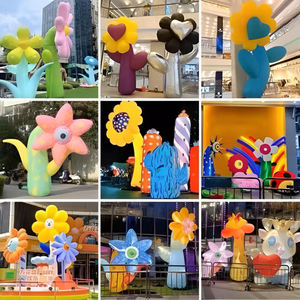 <span class=keywords><strong>โม</strong></span>เดลโฆษณาดอกไม้เป่าลมรูปการ์ตูนจำลองข<span class=keywords><strong>น</strong></span>าดใหญ่สำหรับตกแต่งดอกบัวกลางแจ้งรูปเห็ดเรืองแสง - Product Image 5