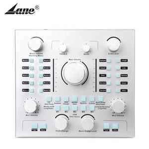 Tarjeta de Sonido USB Lane Mini de 4 Canales, Interfaz de <span class=keywords><strong>Audio</strong></span> USB Profesional y Portátil para Transmisión y Grabación - Product Image 1
