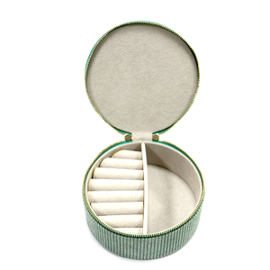 Moda <span class=keywords><strong>donna</strong></span> gioielli in velluto custodia Organizer con chiusura a cerniera <span class=keywords><strong>accessori</strong></span> da <span class=keywords><strong>viaggio</strong></span> all'ingrosso della fabbrica - Product Image 1