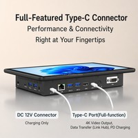 OEM ODM 10,1 inch touchscreen MiniPC Intel N5095 Quad Core Nieuwe SSD Industriële Computer Windows 11 Embedded Mini PC