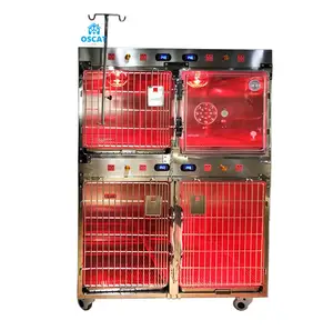 OSCAT EUR PET Customized Used Veterinary Cages Better Veterinary Stainless Steel Dog Kennel Cages Icu Veterinary Cages